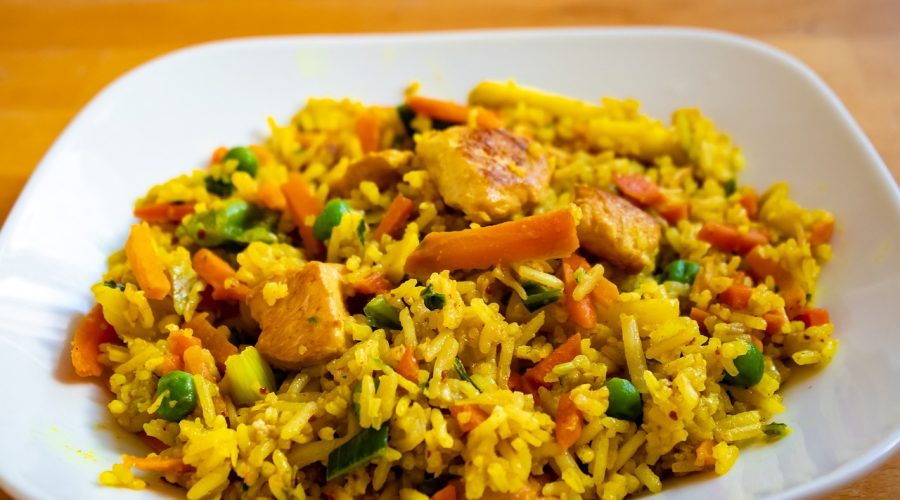 Kuřecí curry s rýží